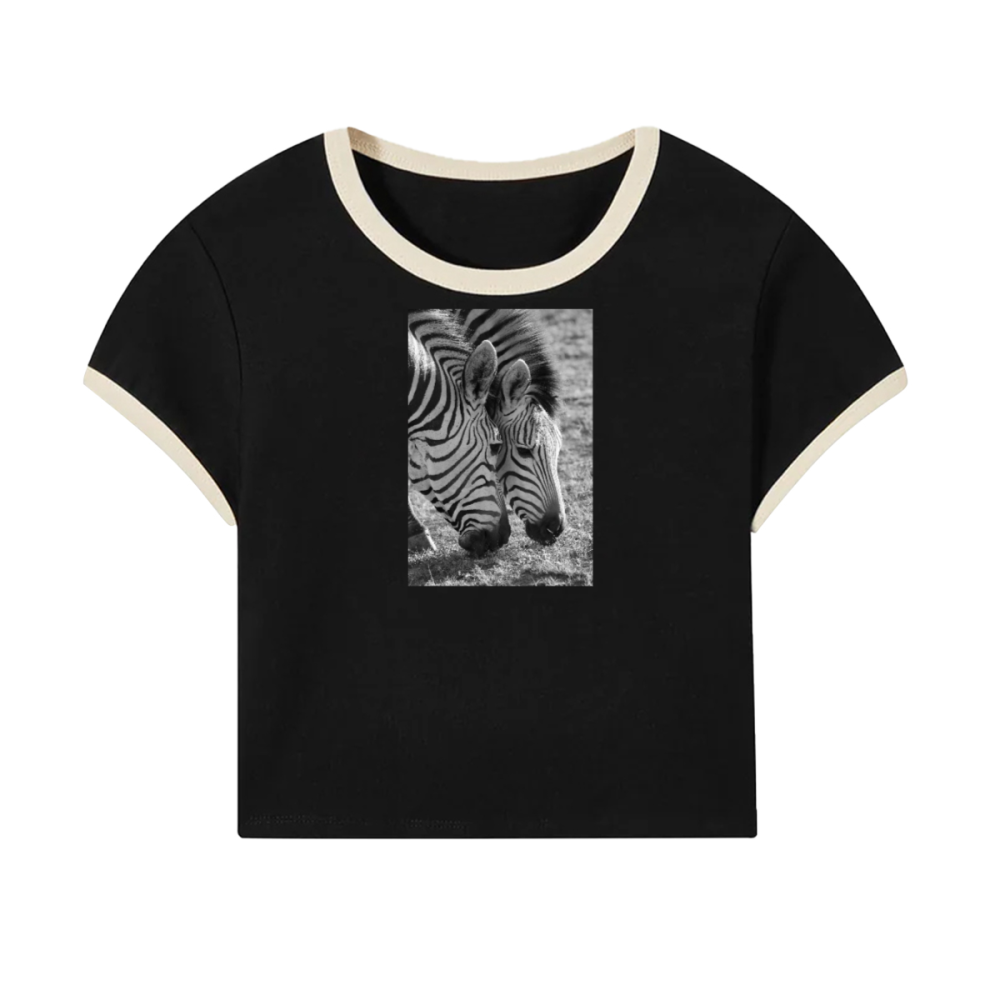 Core Baby Tee Color Ribbing(200GSM)