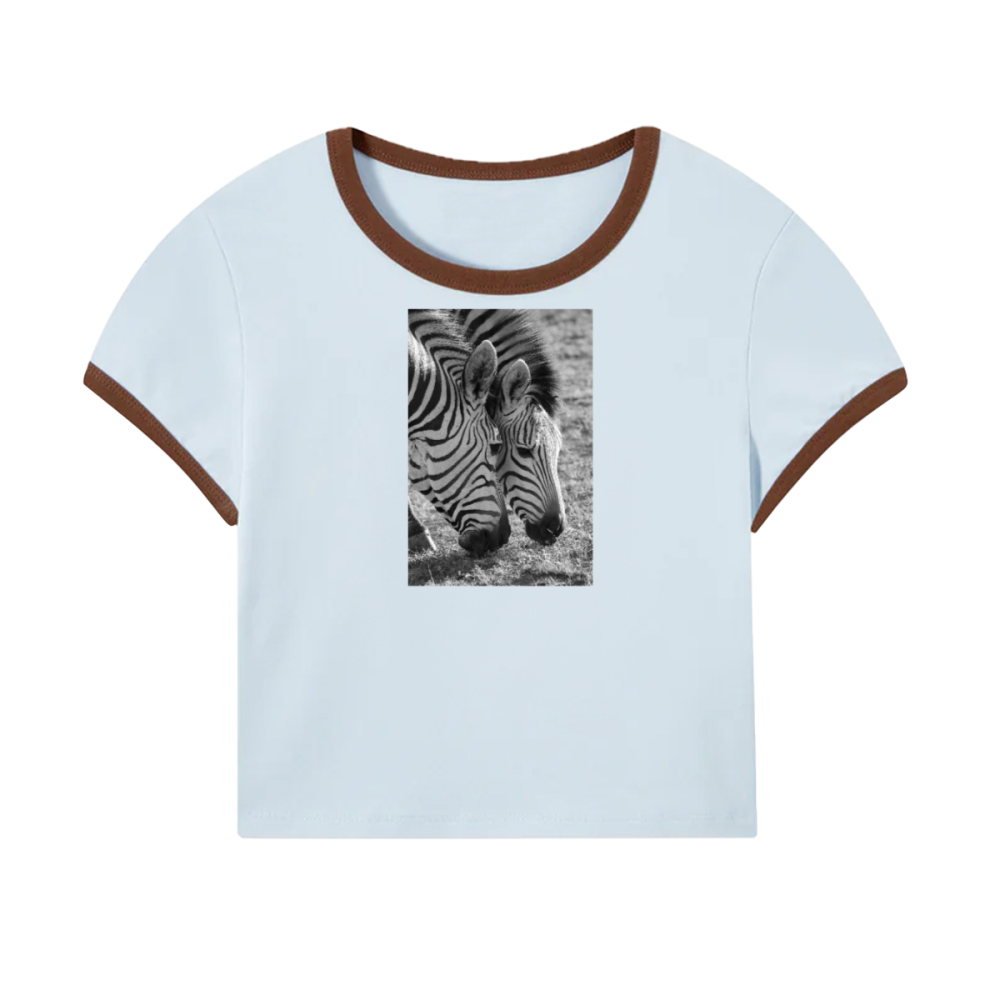 Core Baby Tee Color Ribbing(200GSM)