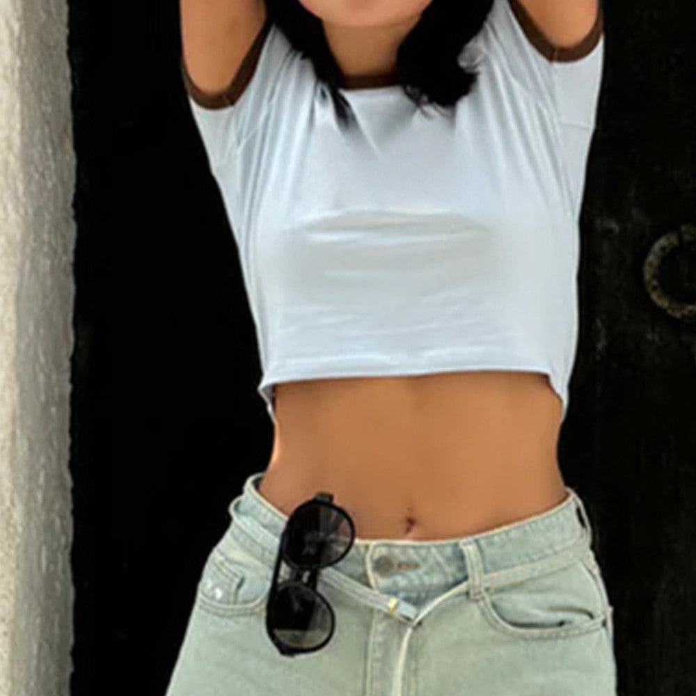 Core Baby Tee Color Ribbing(200GSM)